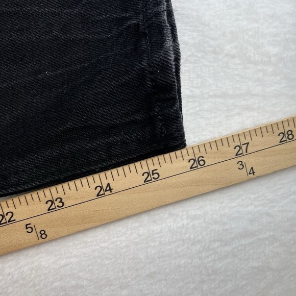 Old Navy Size 14 Jeans High Rise Slouchy Straight Cropped Distressed Women's - Picture 15 of 16